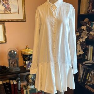 Zara cotton button dress